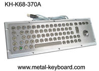 Tastiera di computer industriale resistente del vandalo con la sfera rotante, metallo resistente della tastiera dell'acqua